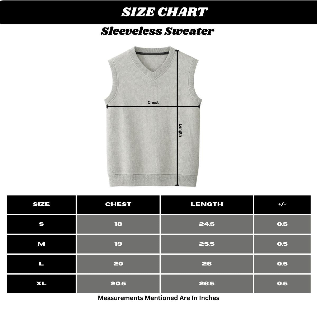 HG Men's Ribbed V-Neck Sleeveless Sweater - Charcoal Gray