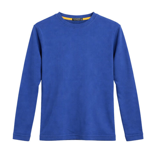 HG Rib Knitted Winter Full Sleeves Inner Shirt for Men & Women – Dusk Blue