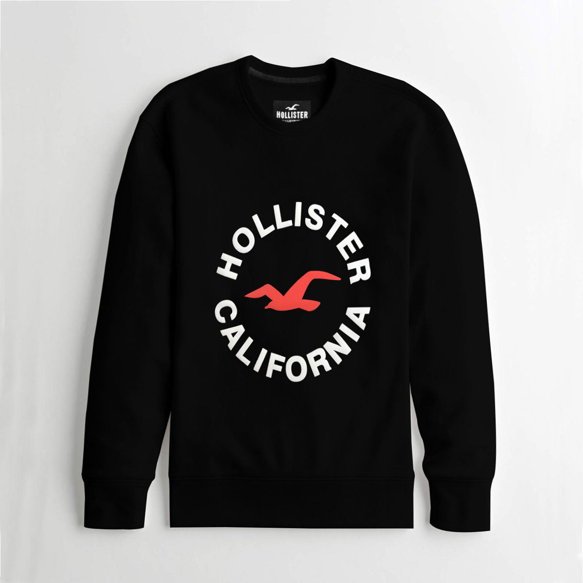 Black Fashion Fleece Sweat Shirt