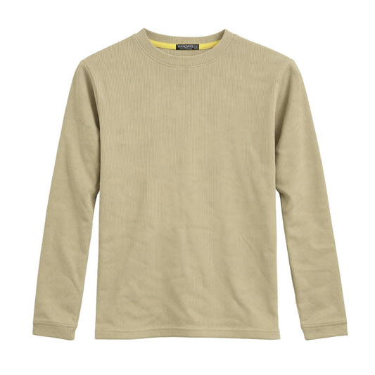 HG Rib Knitted Winter Full Sleeves Inner Shirt for Men & Women – Skin