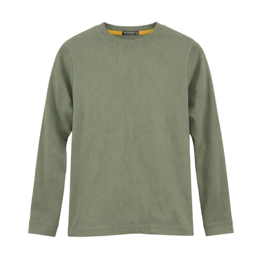 HG Rib Knitted Winter Full Sleeves Inner Shirt for Men & Women – Camo Green