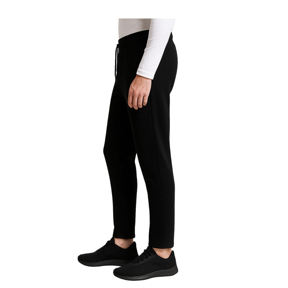 HG Signature Narrow Bottom Terry Winters Trousers For Men's - Black
