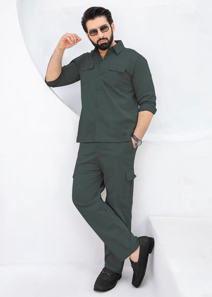 Pine Green - Premium Safari Suit