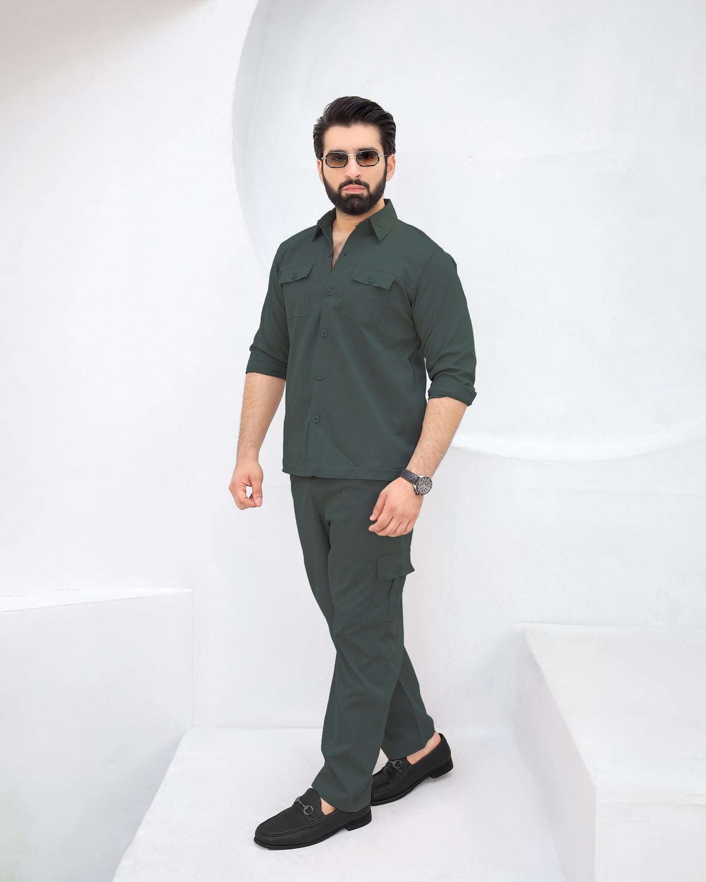 Pine Green - Premium Safari Suit
