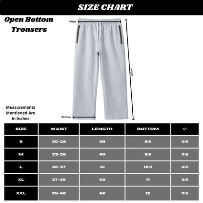 HG Classic Terry Loose Fit Trousers with Zipper Pockets - Greensih Gray