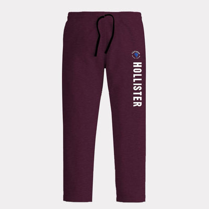 Sig Printed Burgundy Sweat Pant