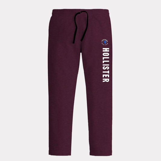 Sig Printed Burgundy Sweat Pant
