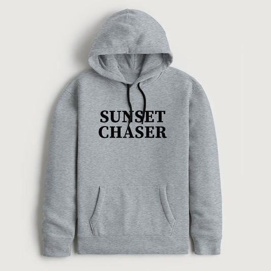 Hyder Gray "Sunset Chaser" Printed Fleece Hoodie