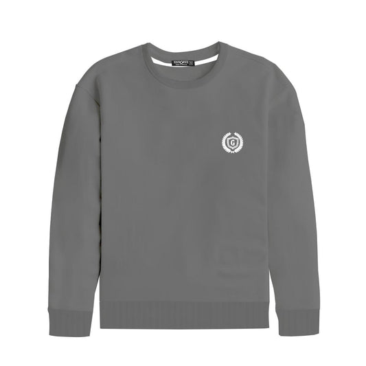 HG Signature Emb Terry Sweat Shirt - Sleek Grey (Minor Fault)